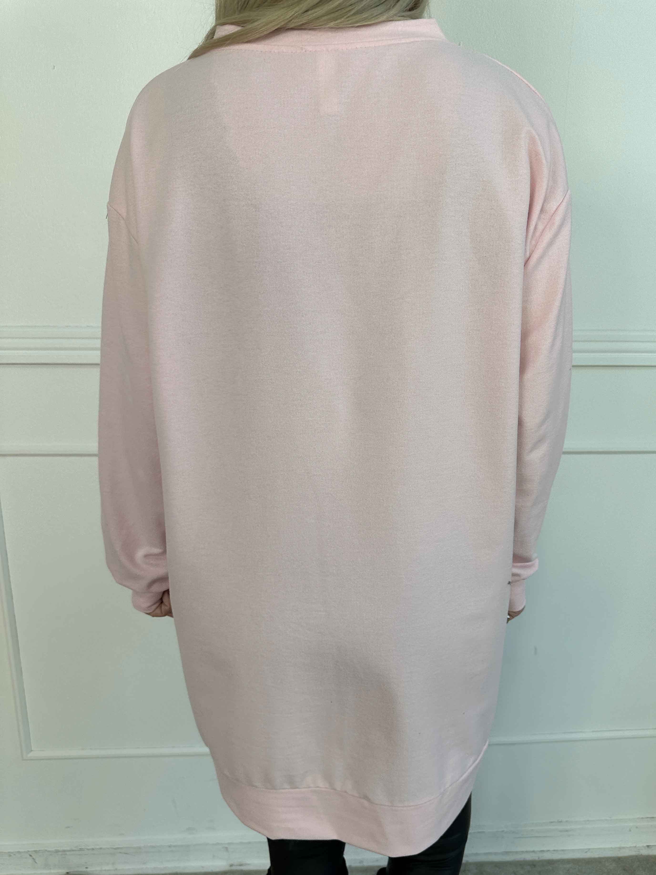 Claudine - Joggingkjole i bomuld med COPENHAGEN tekst